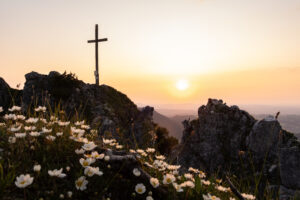 Sonnenuntergang auf dem Sorgschrofen